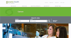Desktop Screenshot of genomichealthjobs.com